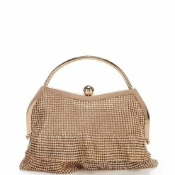 Brand new 🌟 Cezanne Crystal Mesh Ruffle Top Handle Clutch Champagne 🌟 -Cezanne shop unnamed file 10