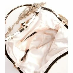 Brand new 🌟 Cezanne Crystal Mesh Ruffle Top Handle Clutch Champagne 🌟 -Cezanne shop unnamed file 12