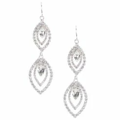 Buy ⭐ Cezanne Crystal Eyes Chandelier Earrings Silver/crystal ✨