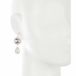 Flash Sale ✨ Cezanne Lucette Drop Earrings Silver/crystal ✔️ -Cezanne shop unnamed file 129