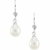 Deals ⌛ Cezanne 8mm Fresh Water Pearl Drop Earrings White 🎉 -Cezanne shop unnamed file 133