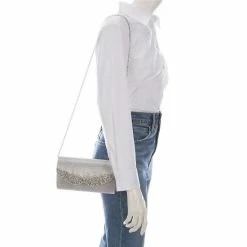 Wholesale 🥰 Cezanne Crystal Mesh Rhinestone Collar Clutch Silver 🌟 -Cezanne shop unnamed file 138