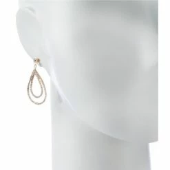 Hot Sale ❤️ Cezanne Layered Loops Drop Earrings Silver 😀 -Cezanne shop unnamed file 144