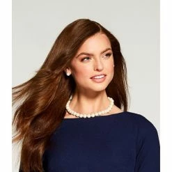 Hot Sale ⌛ Cezanne 10mm Fresh Water Pearl Stud Earrings White 😀 -Cezanne shop unnamed file 159