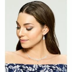 Cheapest 🌟 Cezanne Points Rhinestone Frontal Necklace Silver/crystal 🛒 -Cezanne shop unnamed file 175