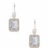 Coupon 😉 Cezanne Cushion CZ Drop Earrings Gold ⌛ -Cezanne shop unnamed file 202