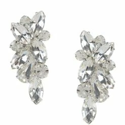 Coupon 😍 Cezanne Rhinestone Cluster Stud Earrings Silver/crystal 🤩
