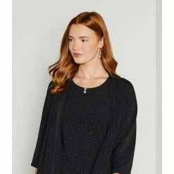 Flash Sale ✨ Cezanne Floating Pear Drop Short Pendant Necklace Silver 🎁 -Cezanne shop unnamed file 218