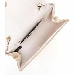 Outlet 👏 Cezanne Crystal Sheet Flap Clutch Champagne 🧨 -Cezanne shop unnamed file 23