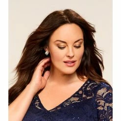 Cheapest 🔔 Cezanne Rhinestone & Faux-Pearl Cluster Stud Earrings Silver/pearl/crystal 🥰 -Cezanne shop unnamed file 266