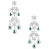 Best deal 🔔 Cezanne Glitzy Stone Chandelier Earrings Silver/emerald 🛒 -Cezanne shop unnamed file 278