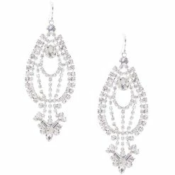 Brand new ❤️ Cezanne Collete Chandelier Earrings Silver/crystal ⌛