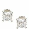 Wholesale ❤️ Cezanne Square Cubic Zirconia Stud Sensitive Earrings Silver/crystal 👏 -Cezanne shop unnamed file 282