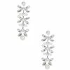 Promo 🛒 Cezanne Rhinestone Floral Drop Earrings Silver 🎁 -Cezanne shop unnamed file 300