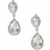 Buy 🛒 Cezanne CZ Mini Pear Drop Earrings Silver 👍 -Cezanne shop unnamed file 304