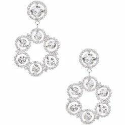 Hot Sale 🎉 Cezanne Karena Rhinestone Chandelier Earrings Silver/crystal 🤩
