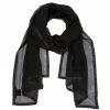 Best Pirce 👍 Cezanne Silk Oblong Scarf Black 🌟 -Cezanne shop unnamed file 33
