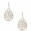 Coupon 👍 Cezanne Pave Swirl Pearl Tear Drop Earrings Gold/pearl 😀 -Cezanne shop unnamed file 343