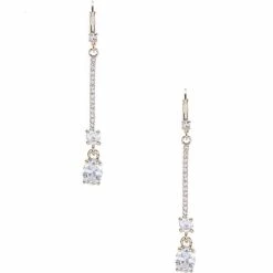 Brand new ✨ Cezanne CZ Metal Stick Drop Earrings Gold ✨