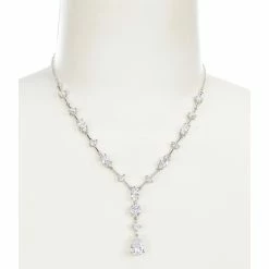 Coupon ❤️ Cezanne CZ Stone Mix Y-Necklace Silver 😍