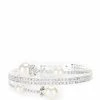 Deals 👍 Cezanne Pearl Points Coil Bracelet Silver 😍 -Cezanne shop unnamed file 390