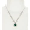 Buy 🤩 Cezanne Teardrop Statement Necklace Emerald 👍