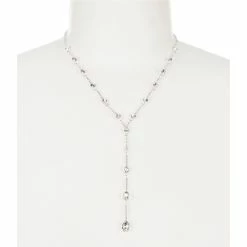 Hot Sale 🔔 Cezanne Skinny Links Y-Necklace Silver 💯