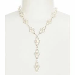 Best Sale 🎉 Cezanne Pearl Eyes Y Necklace Silver ✨