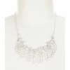 Cheapest 🎉 Cezanne Daisies Fringe Statement Necklace Silver/crystal 🔔 -Cezanne shop unnamed file 467