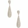 Deals 😀 Cezanne Pave Domed Metal Drop Earrings Gold 🎁 -Cezanne shop unnamed file 52