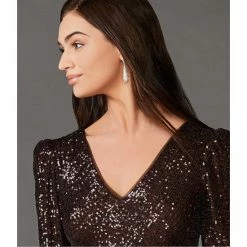 Deals 😀 Cezanne Pave Domed Metal Drop Earrings Gold 🎁 -Cezanne shop unnamed file 54