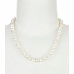Best Pirce 🎁 Cezanne 8mm Fresh Water Pearl Collar Necklace White 🥰