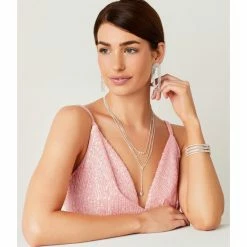 Cheapest 🎁 Cezanne Large Loops Chandelier Statement Earrings Silver 🧨 -Cezanne shop unnamed file 85