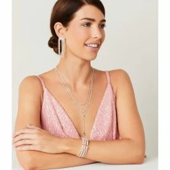 Cheapest 🎁 Cezanne Large Loops Chandelier Statement Earrings Silver 🧨 -Cezanne shop unnamed file 86